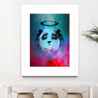 Halo Panda by Nikhil Shinde on GIANT ART - blue digital painting