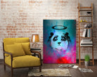 Halo Panda by Nikhil Shinde on GIANT ART - blue digital painting