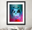 Halo Panda by Nikhil Shinde on GIANT ART - blue digital painting