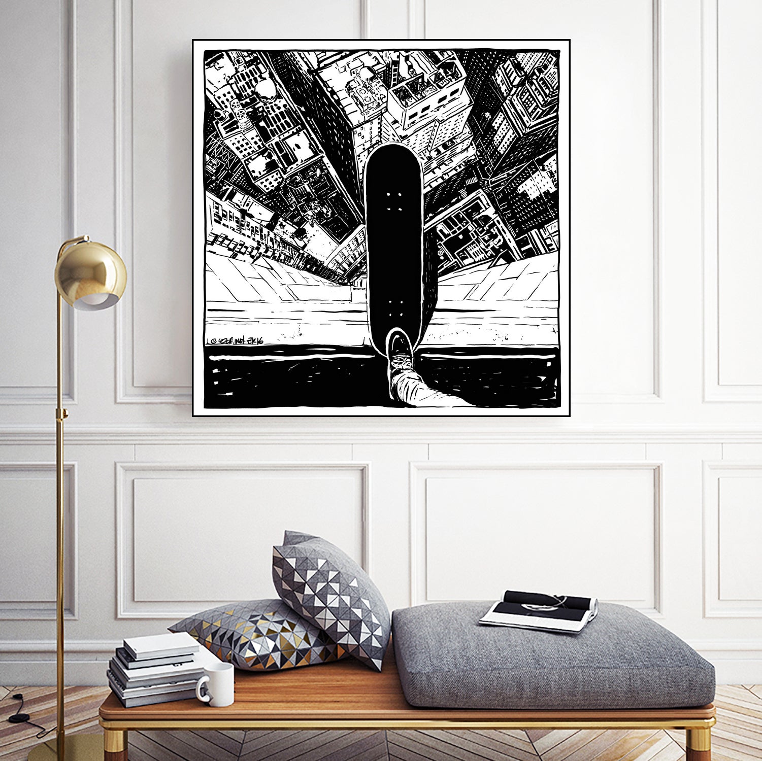 drop down by Fetrik Vilius on GIANT ART - white digital drawing