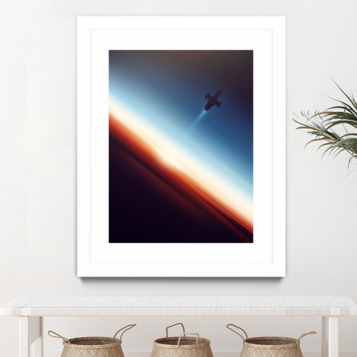 Into Space by Victor Vercesi on GIANT ART - blue photo illustration