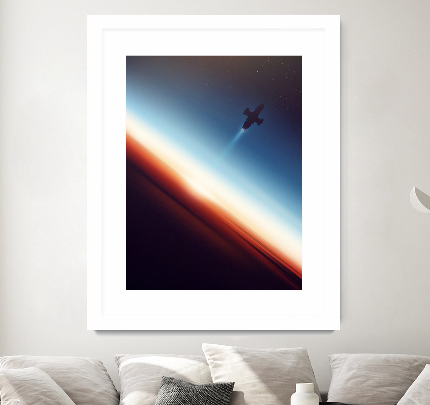 Into Space by Victor Vercesi on GIANT ART - blue photo illustration