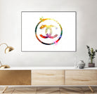 Chanel Logo by Daniel Janda on GIANT ART - white mixed media