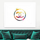 Chanel Logo by Daniel Janda on GIANT ART - white mixed media