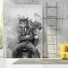 Gangster Cat Pepe Psyche by Pepe Psyche on GIANT ART - black digital drawing