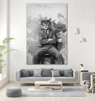 Gangster Cat Pepe Psyche by Pepe Psyche on GIANT ART - black digital drawing