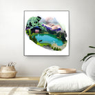 Lac by Julie Baldassi on GIANT ART - green photo illustration