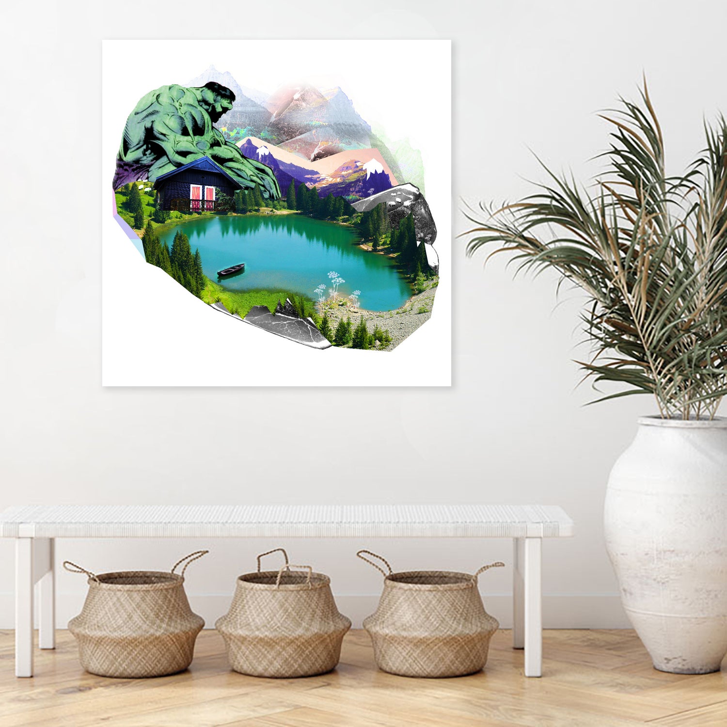 Lac by Julie Baldassi on GIANT ART - green photo illustration