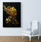 Abstract Portrait by murtaza saeed on GIANT ART - black 3d art