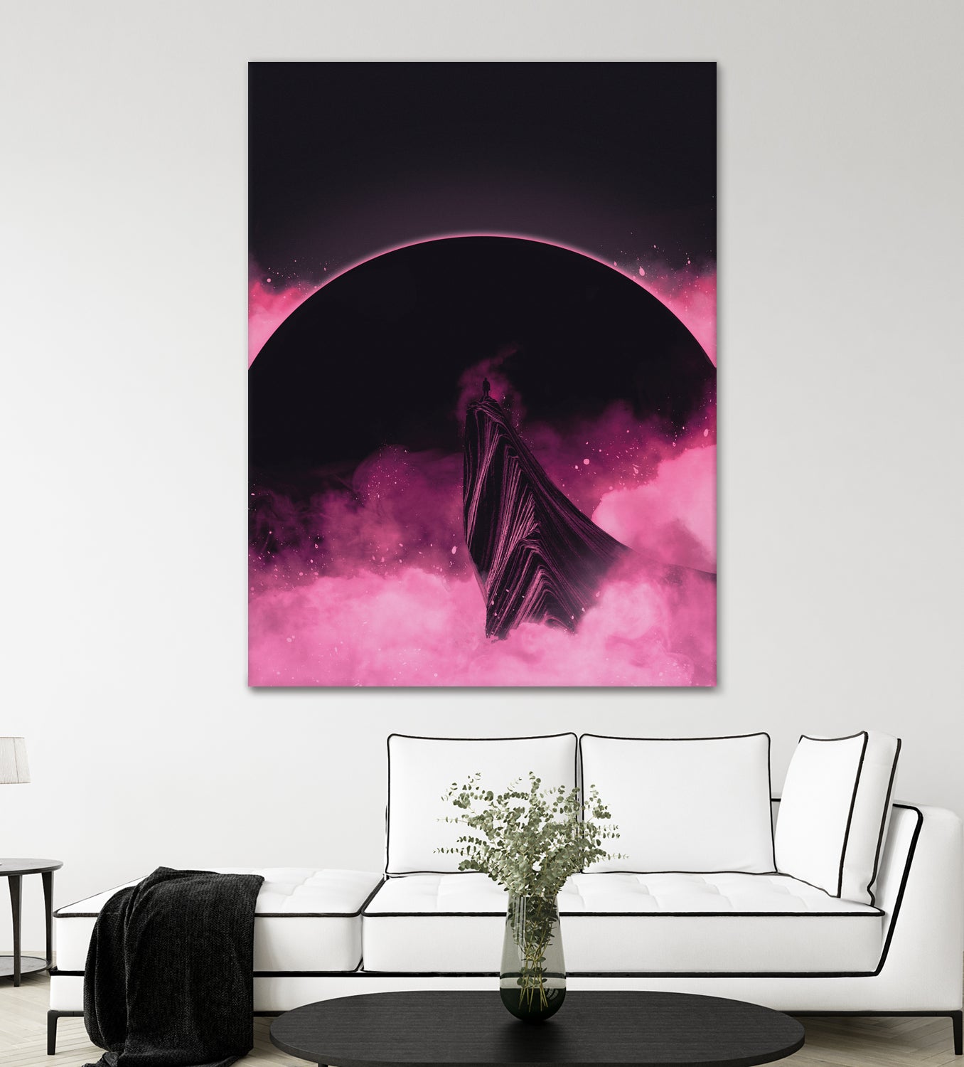 No Stars by Adam Priester on GIANT ART - pink digital painting