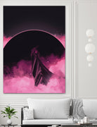 No Stars by Adam Priester on GIANT ART - pink digital painting