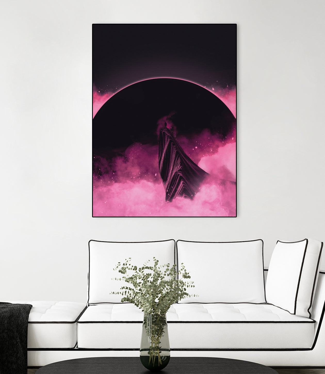 No Stars by Adam Priester on GIANT ART - pink digital painting