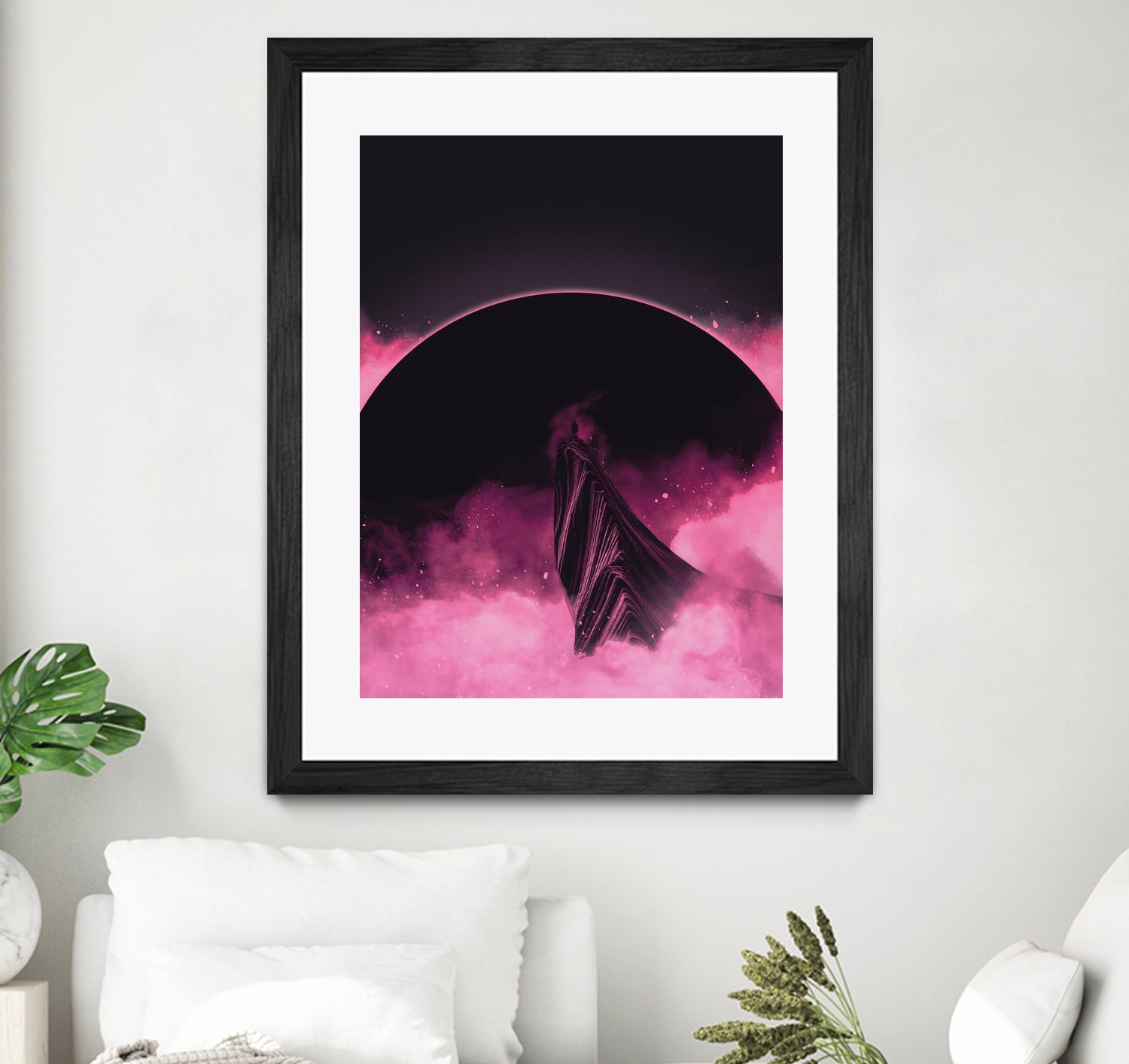 No Stars by Adam Priester on GIANT ART - pink digital painting