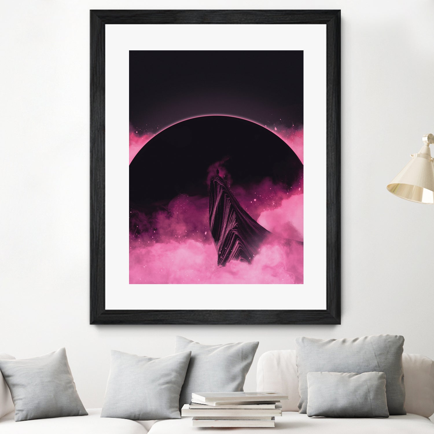 No Stars by Adam Priester on GIANT ART - pink digital painting