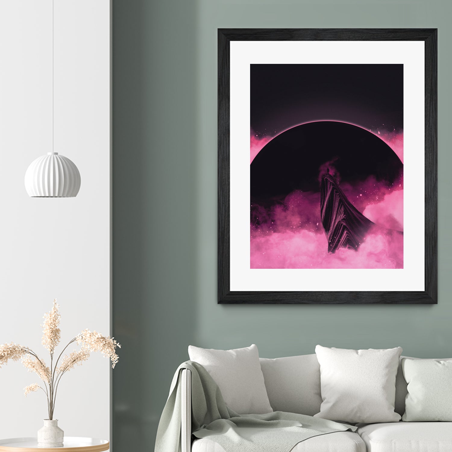 No Stars by Adam Priester on GIANT ART - pink digital painting