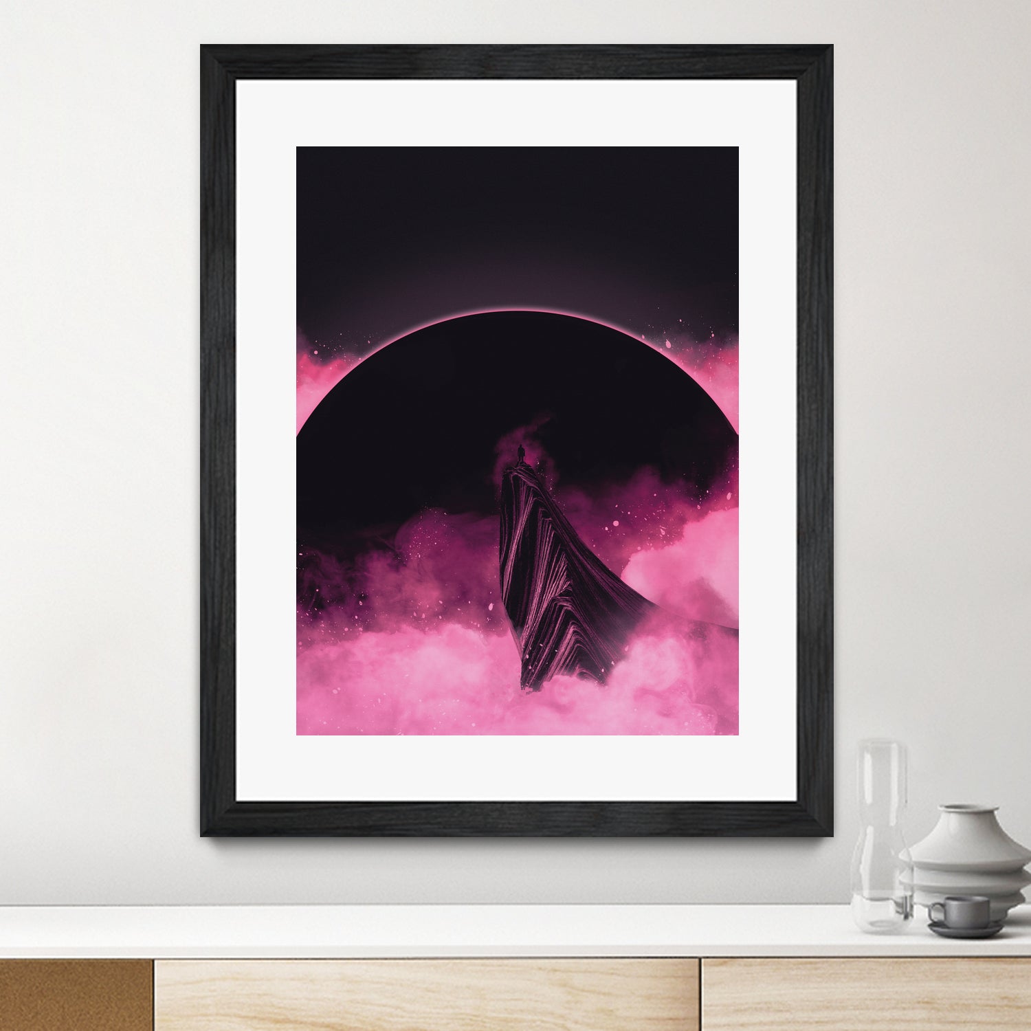 No Stars by Adam Priester on GIANT ART - pink digital painting