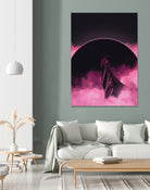 No Stars by Adam Priester on GIANT ART - pink digital painting