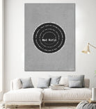 Mad World by Gary Jules Poster by Aline Ferreira on GIANT ART - gray typography