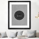 Mad World by Gary Jules Poster by Aline Ferreira on GIANT ART - gray typography