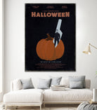 Halloween Movie Poster by Aline Ferreira on GIANT ART - black vector illustration