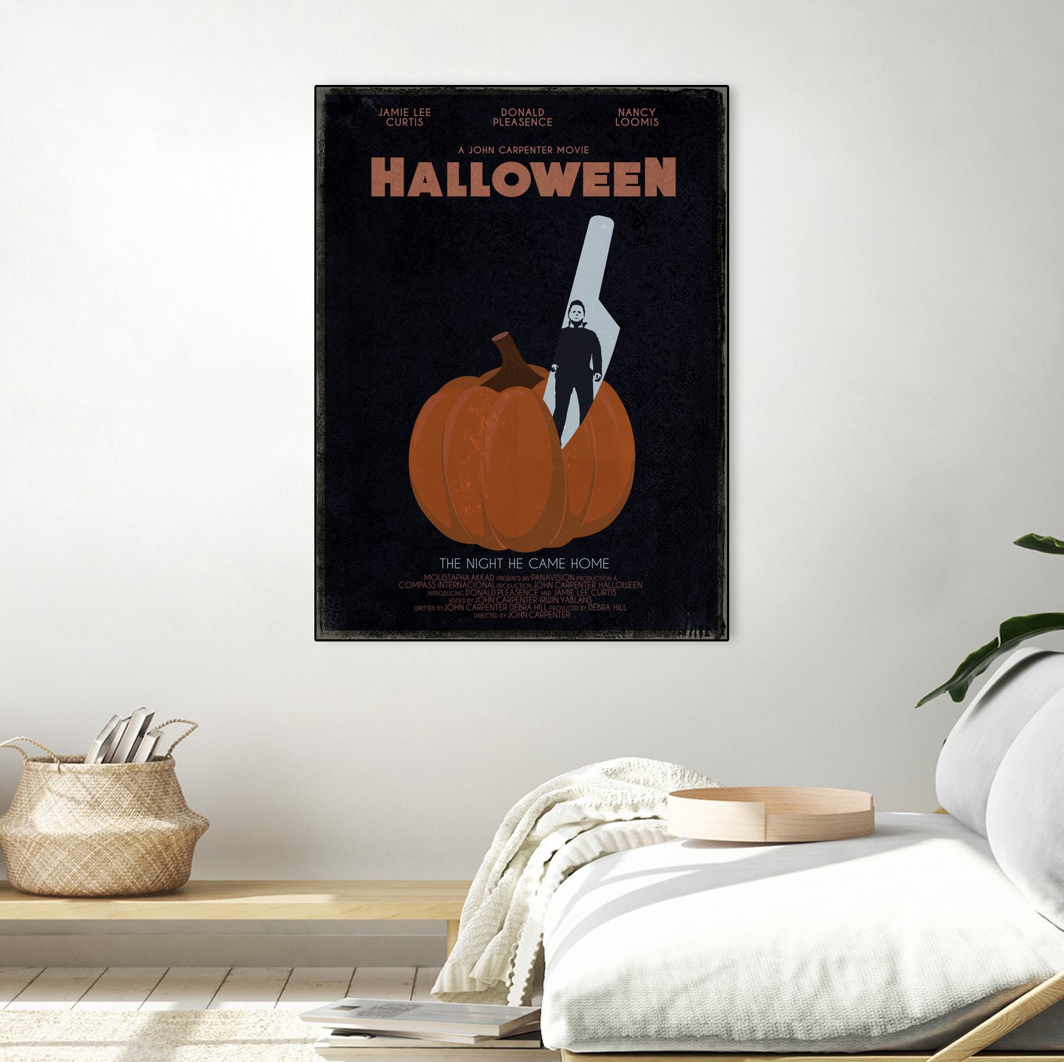 Halloween Movie Poster by Aline Ferreira on GIANT ART - black vector illustration