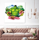 Hulk by Julie Baldassi on GIANT ART - green photo illustration