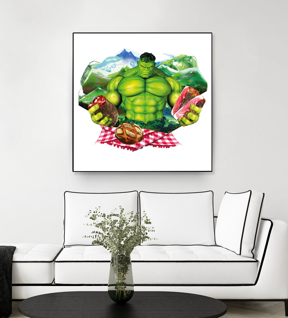 Hulk by Julie Baldassi on GIANT ART - green photo illustration