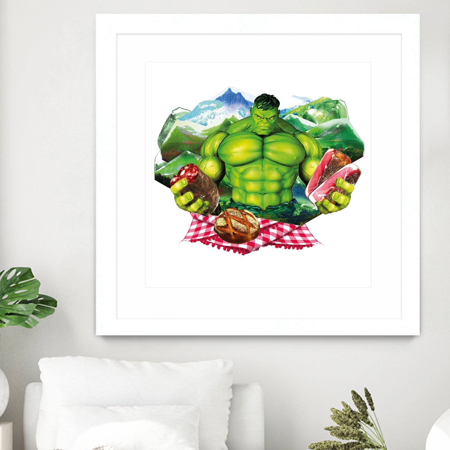 Hulk by Julie Baldassi on GIANT ART - green photo illustration