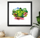 Hulk by Julie Baldassi on GIANT ART - green photo illustration