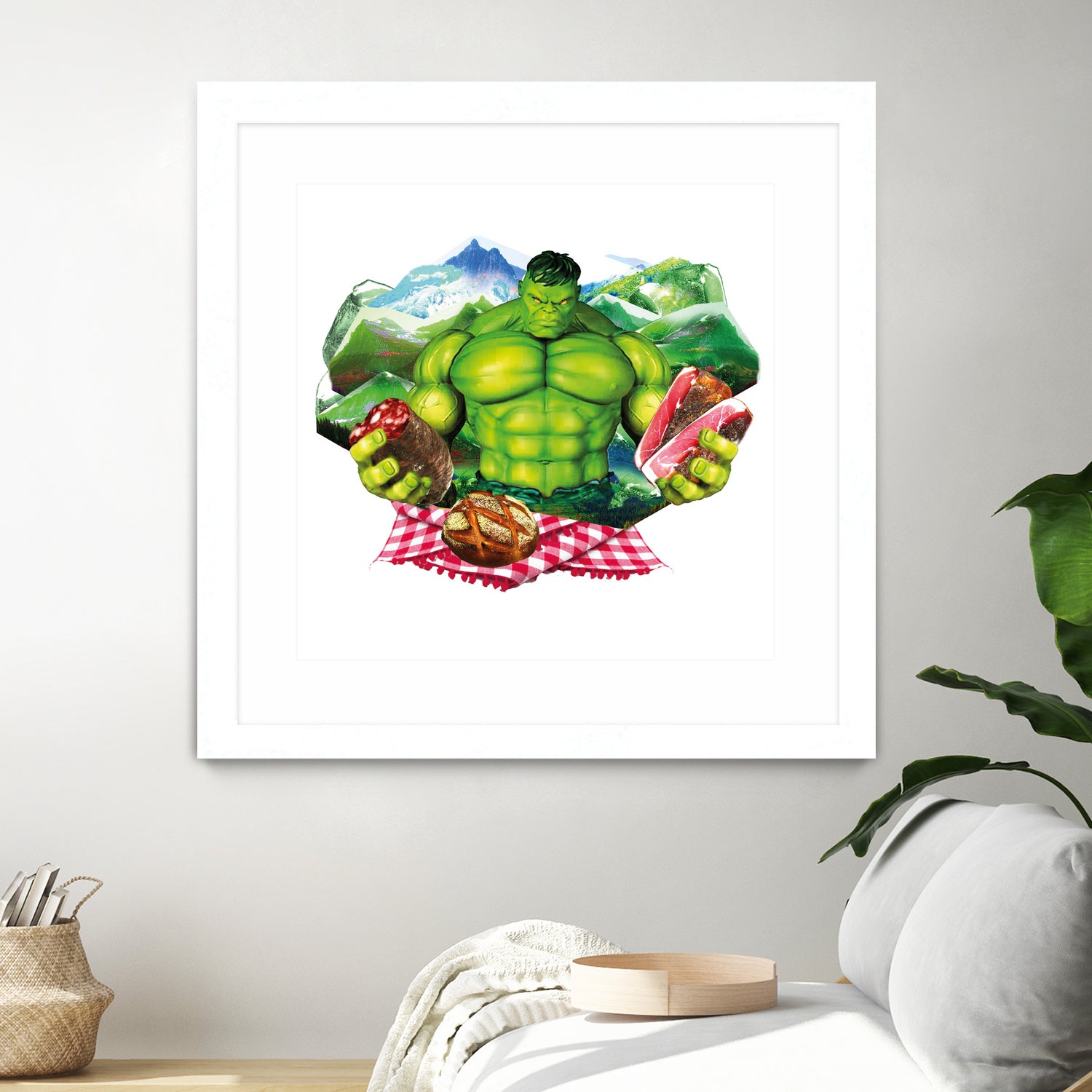 Hulk by Julie Baldassi on GIANT ART - green photo illustration