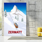 ZERMATT by Steve Ash on GIANT ART - white digital painting