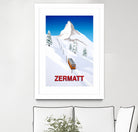 ZERMATT by Steve Ash on GIANT ART - white digital painting