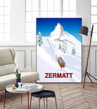 ZERMATT by Steve Ash on GIANT ART - white digital painting