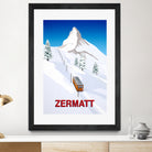 ZERMATT by Steve Ash on GIANT ART - white digital painting