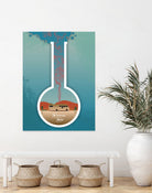 Breaking Bad - Minimal TV Poster - Fanart alternative by HDMI 2K on GIANT ART - blue digital painting