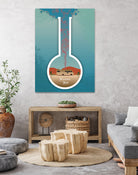 Breaking Bad - Minimal TV Poster - Fanart alternative by HDMI 2K on GIANT ART - blue digital painting