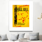 Kill Bill - Vol. I minimal movie poster alternative by HDMI 2K on GIANT ART - yellow typography