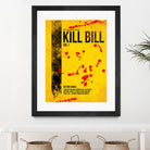 Kill Bill - Vol. I minimal movie poster alternative by HDMI 2K on GIANT ART - yellow typography