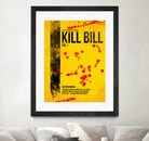 Kill Bill - Vol. I minimal movie poster alternative by HDMI 2K on GIANT ART - yellow typography