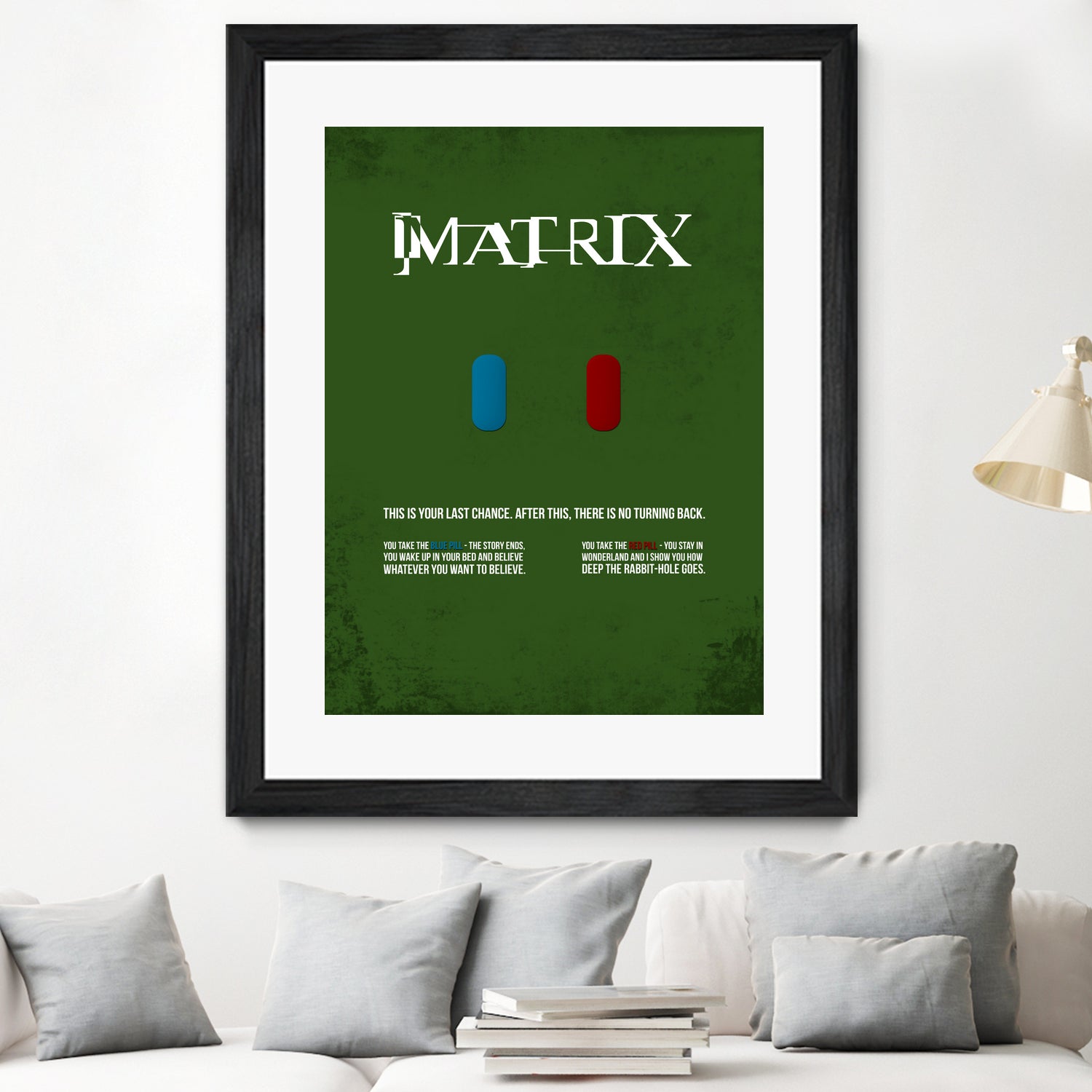 Matrix - minimal movie poster by HDMI 2K on GIANT ART - green typography