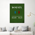 Matrix - minimal movie poster by HDMI 2K on GIANT ART - green typography