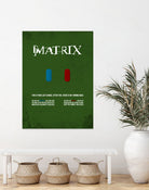 Matrix - minimal movie poster by HDMI 2K on GIANT ART - green typography