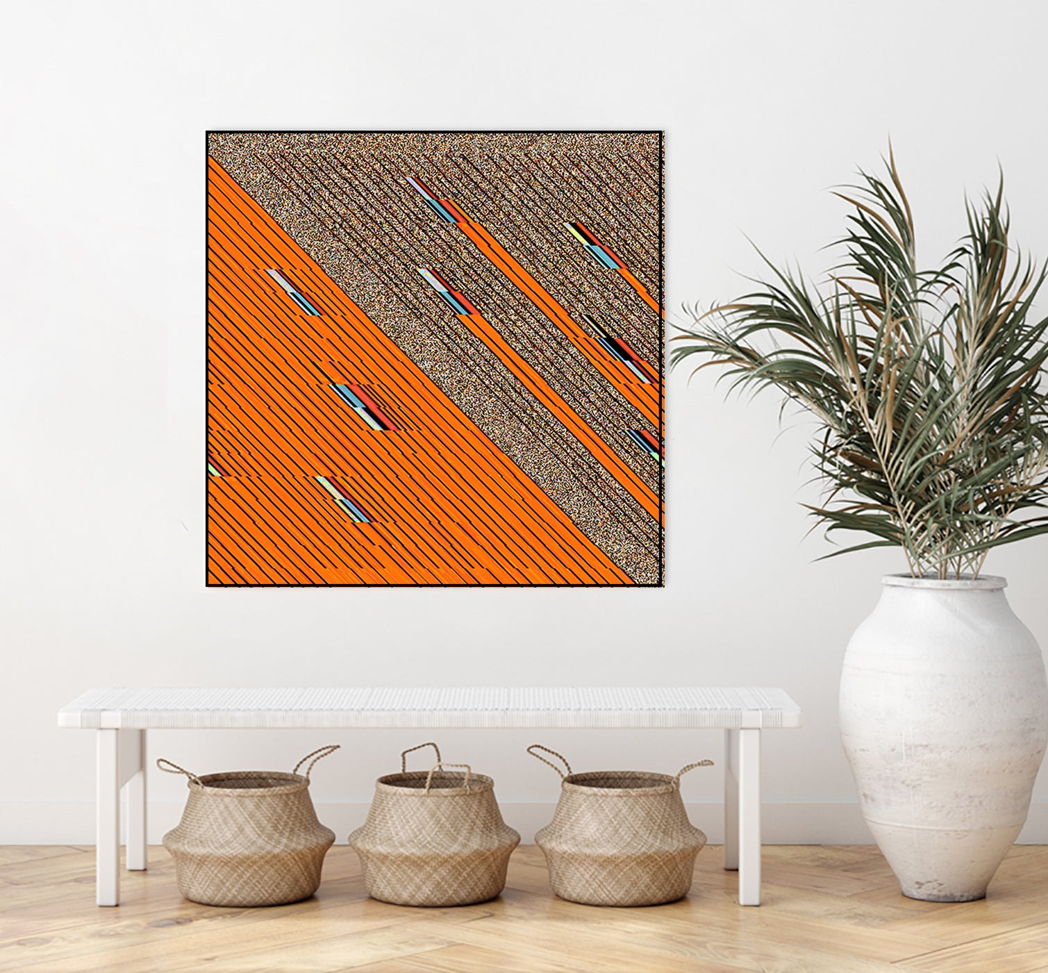 omamatia by vivi melignon on GIANT ART - orange digital painting