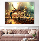 Do more than just exist by Cyril Rolando on GIANT ART - yellow digital painting