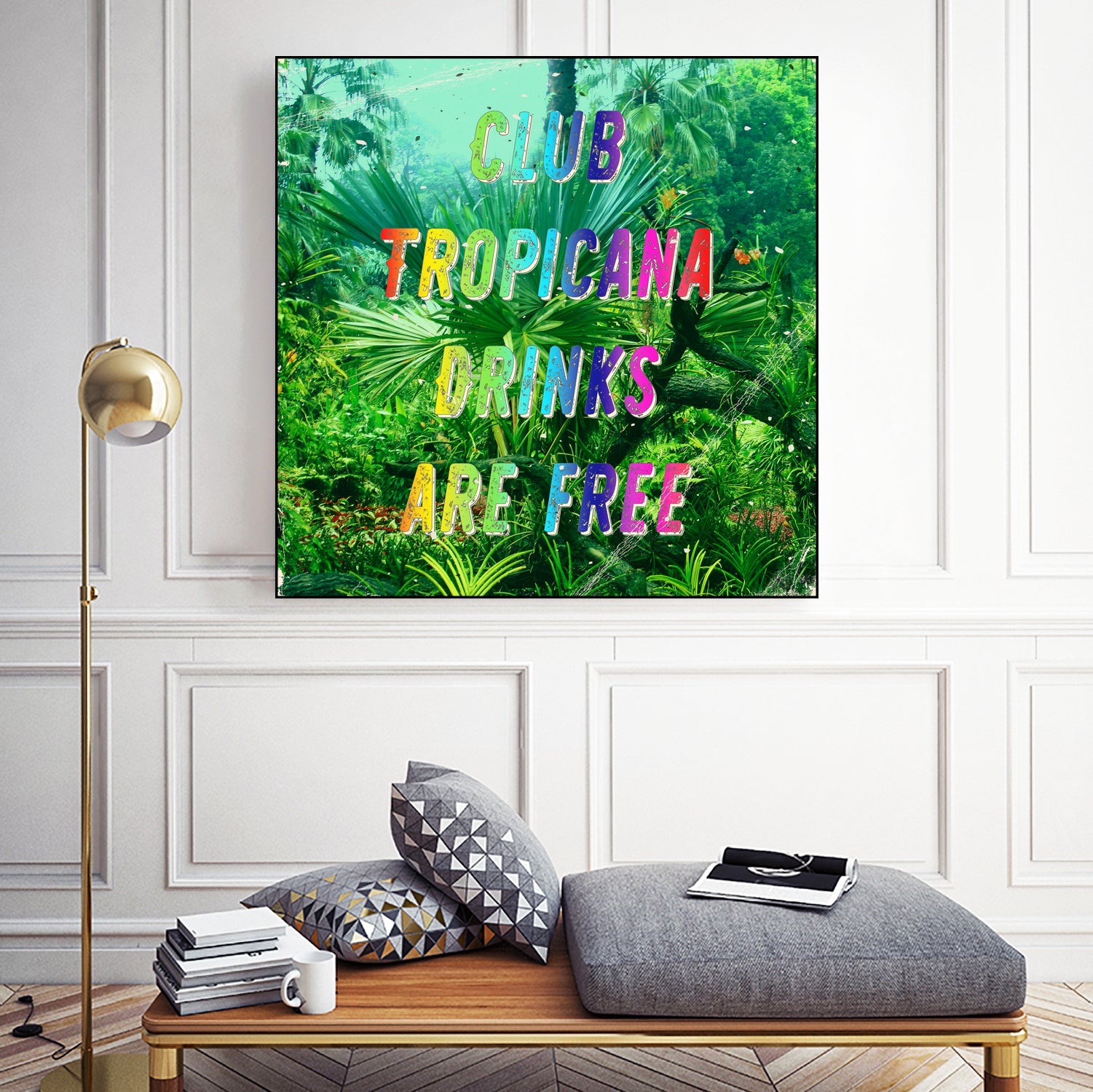 Club Tropicana-#2 by Ralph Frankenberg on GIANT ART - green photo illustration