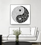 Yin & Yang by Caroline BESSIERES on GIANT ART - black digital drawing