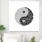 Yin & Yang by Caroline BESSIERES on GIANT ART - black digital drawing