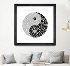 Yin & Yang by Caroline BESSIERES on GIANT ART - black digital drawing