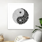 Yin & Yang by Caroline BESSIERES on GIANT ART - black digital drawing