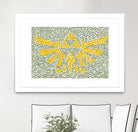 The Triforce by Caroline BESSIERES on GIANT ART - yellow digital drawing